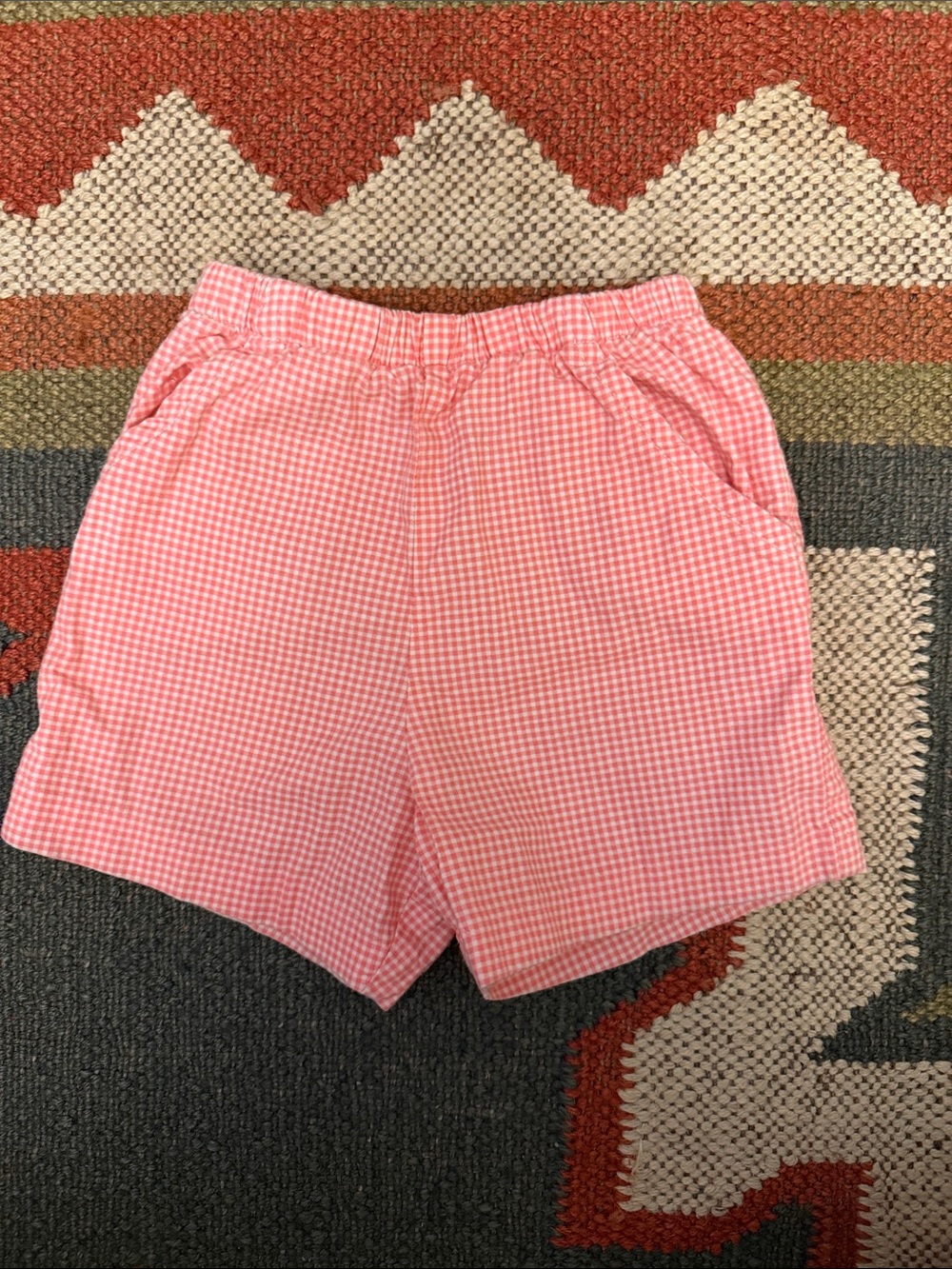 The Bailey Boys Pink & White Gingham Shorts